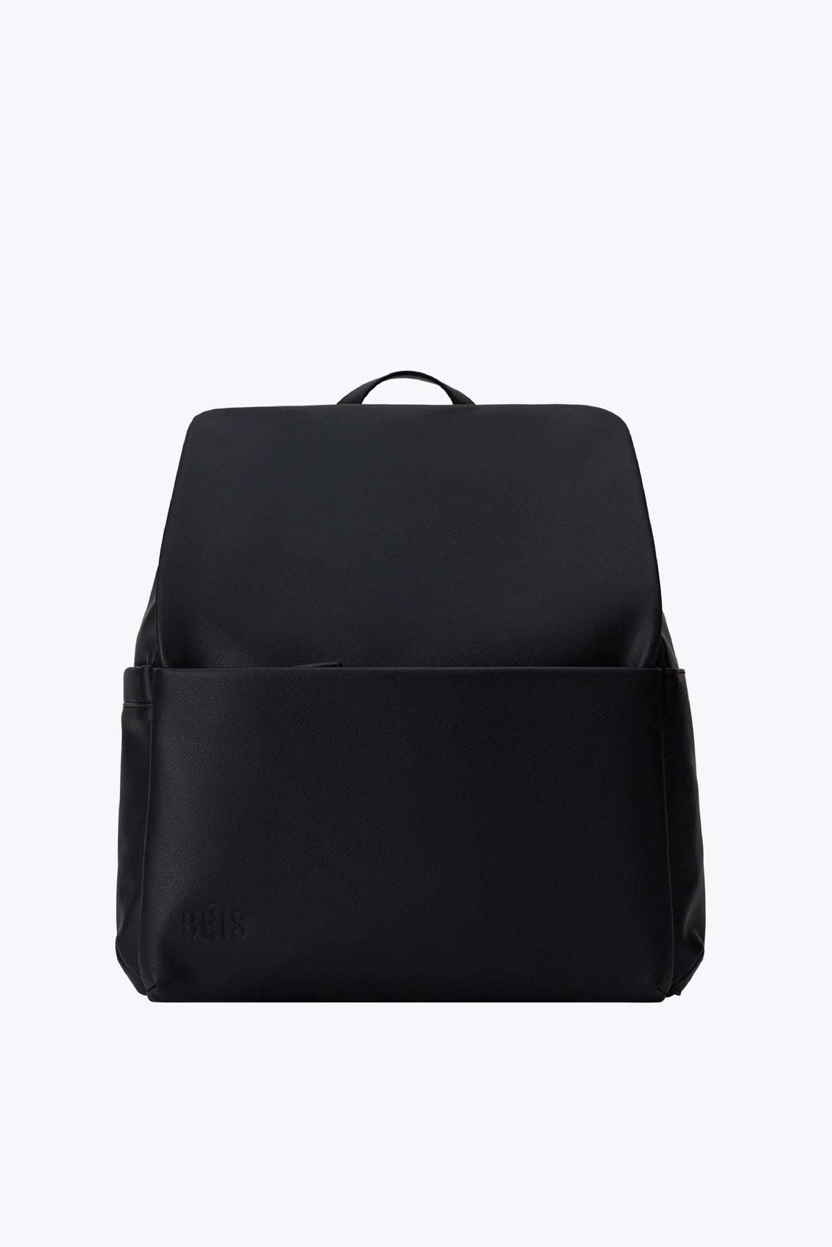 The Everyday Diaper Backpack in Black Vegan Leather