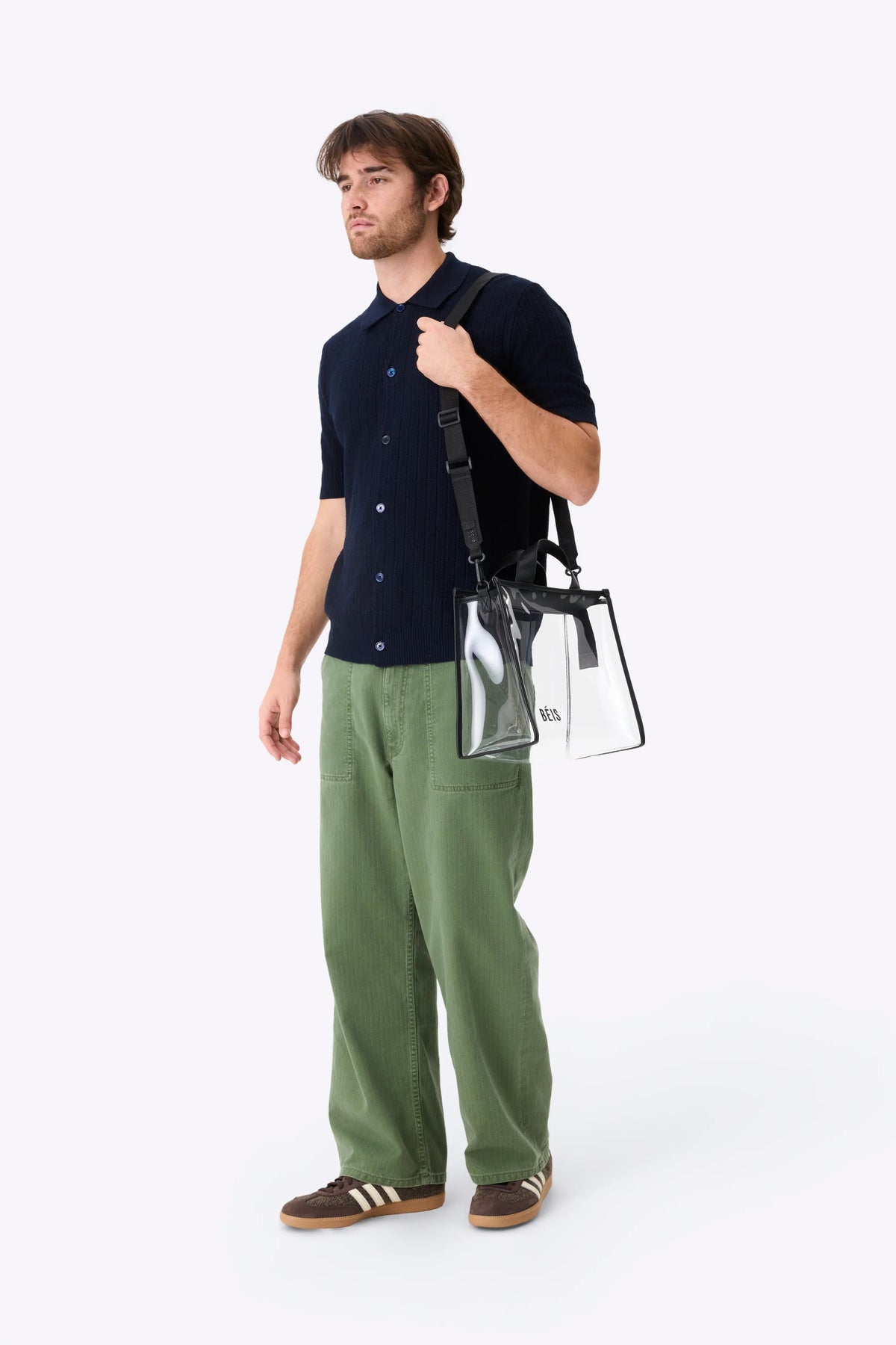 The Stadium Tote in Black