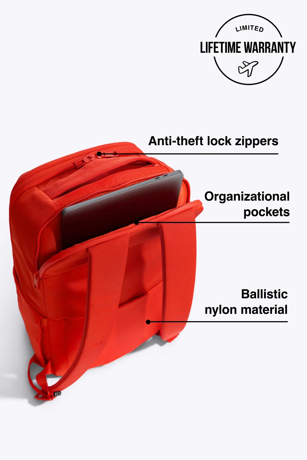 The Pro Travel Backpack in Flame